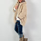Capuchonjack, model "Hooded Ted" - beige