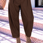 Lässige Ballonhose - mokka