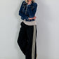 Pants with elastic waist - black