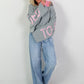 Cropped Sweater - grey