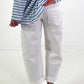 Culotte Jeans Model "Soft Canvas" - white