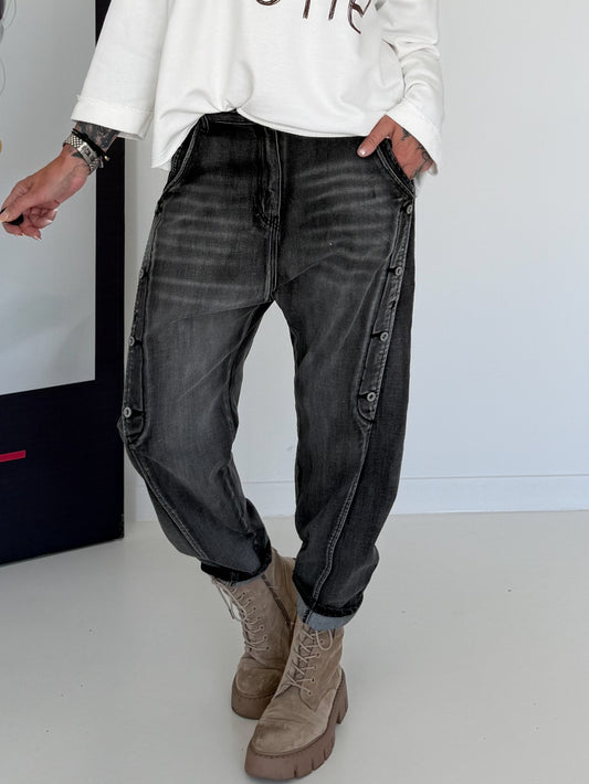 Baggy Jeans - used grey