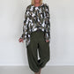 Shirt in all-over camouflage look - white-multicolored