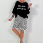 Oversized Shirt Show Must Go On - schwarz