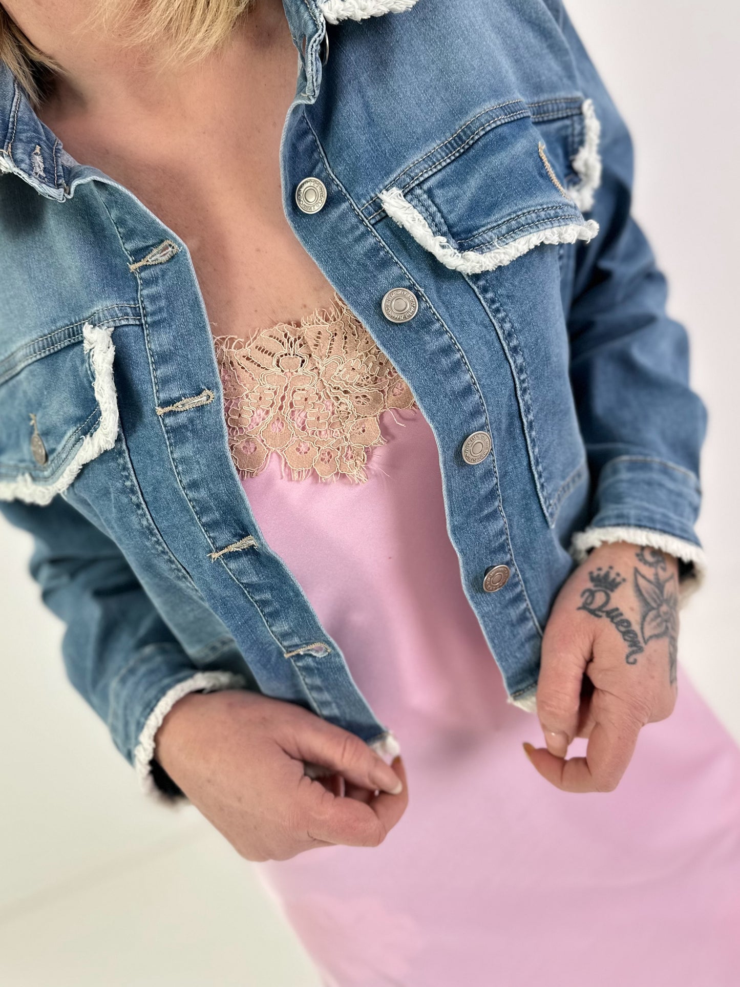 Denim jacket, model "Urban Wildcut" - denim