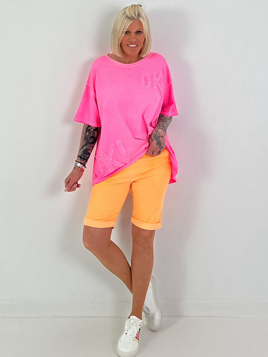 T-Shirt OK! - neonpink