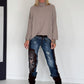 Rollkragenpullover - taupe
