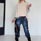 Rollkragenpullover - beige