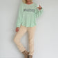 Weicher Pullover Whatever - mint