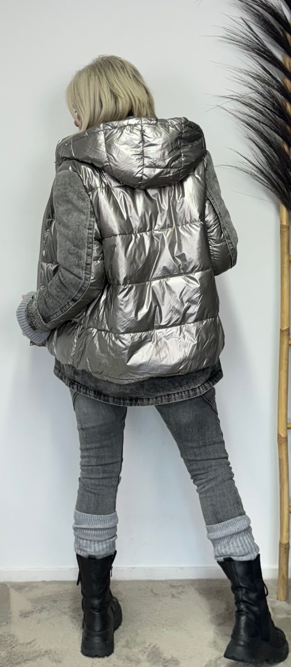 jacket Jessy - silver gray