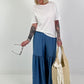 T-shirt with glitter details - white