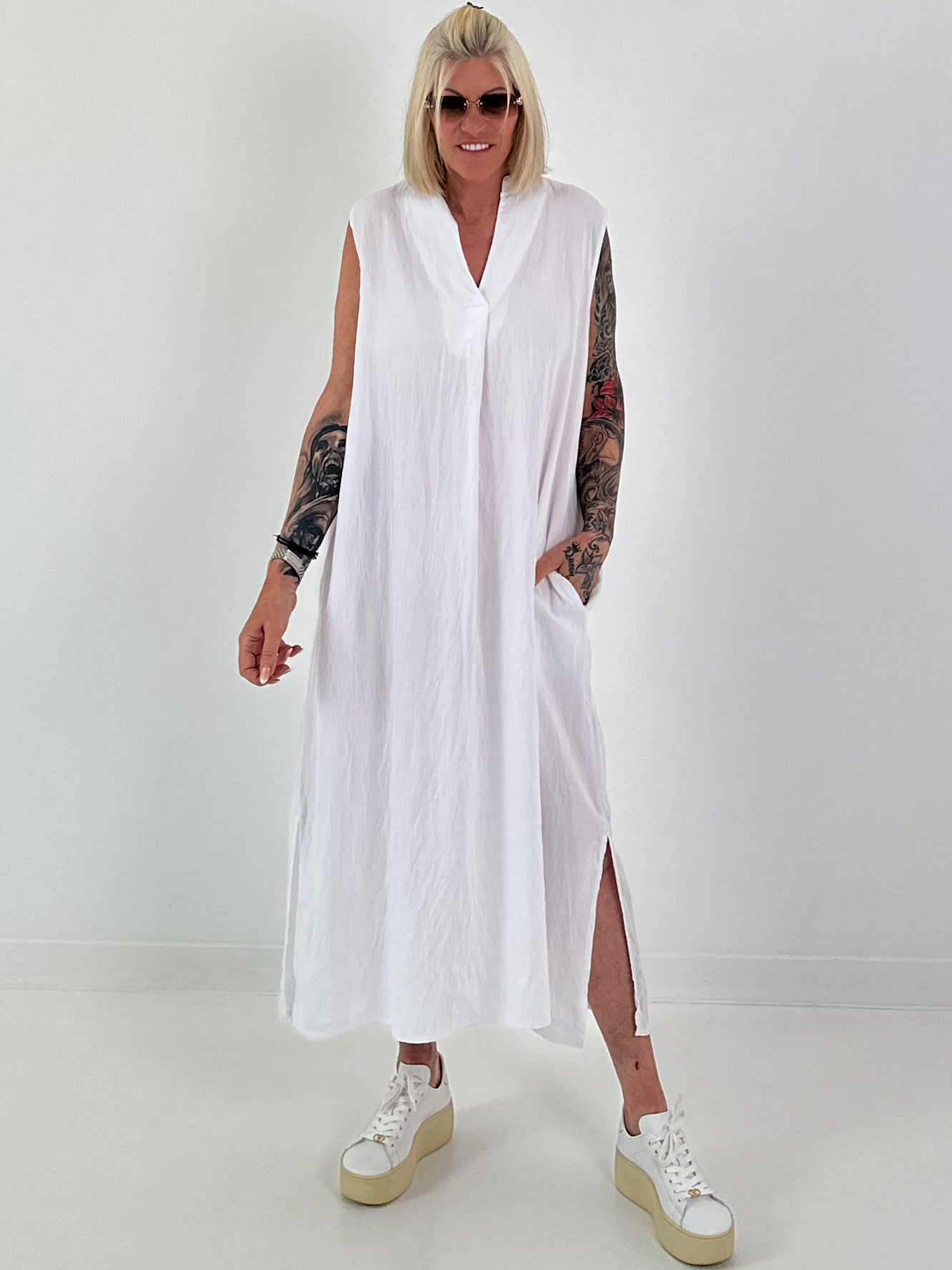 Luftiges Kleid - weiss