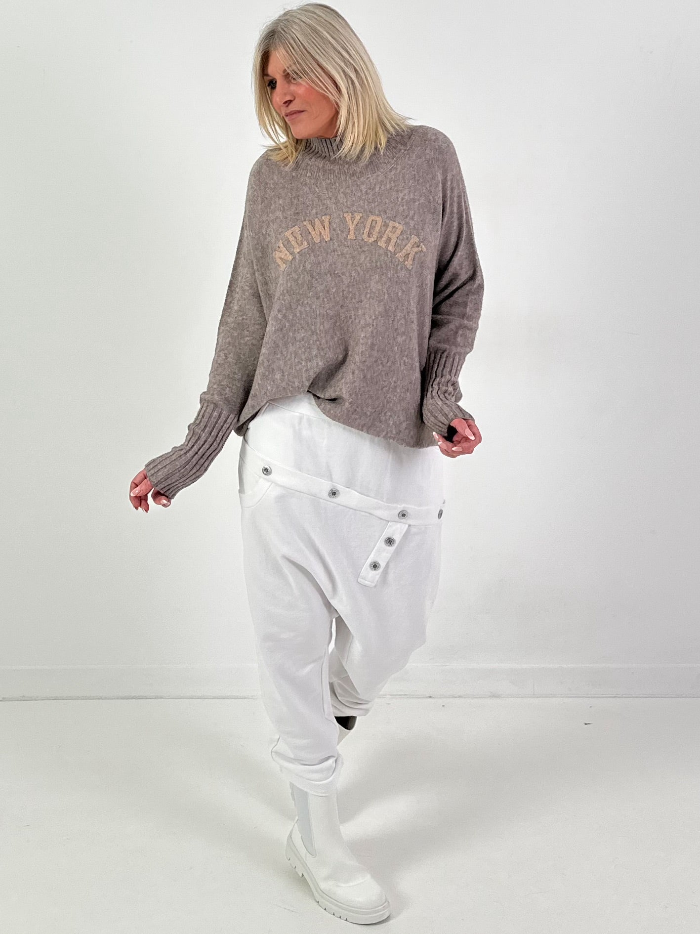 Pullover Modell "City Spirit" - taupe