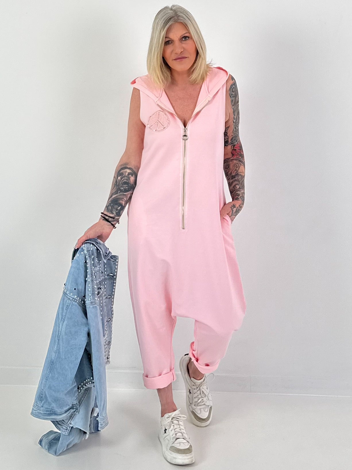 Jumpsuit Peace - rosa