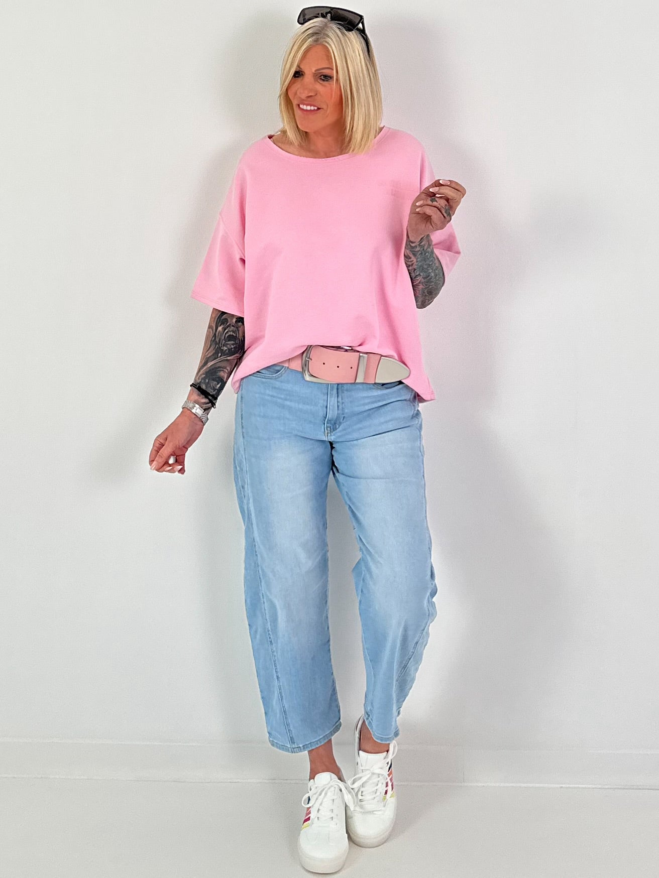 Sweatshirt Matcha - pink