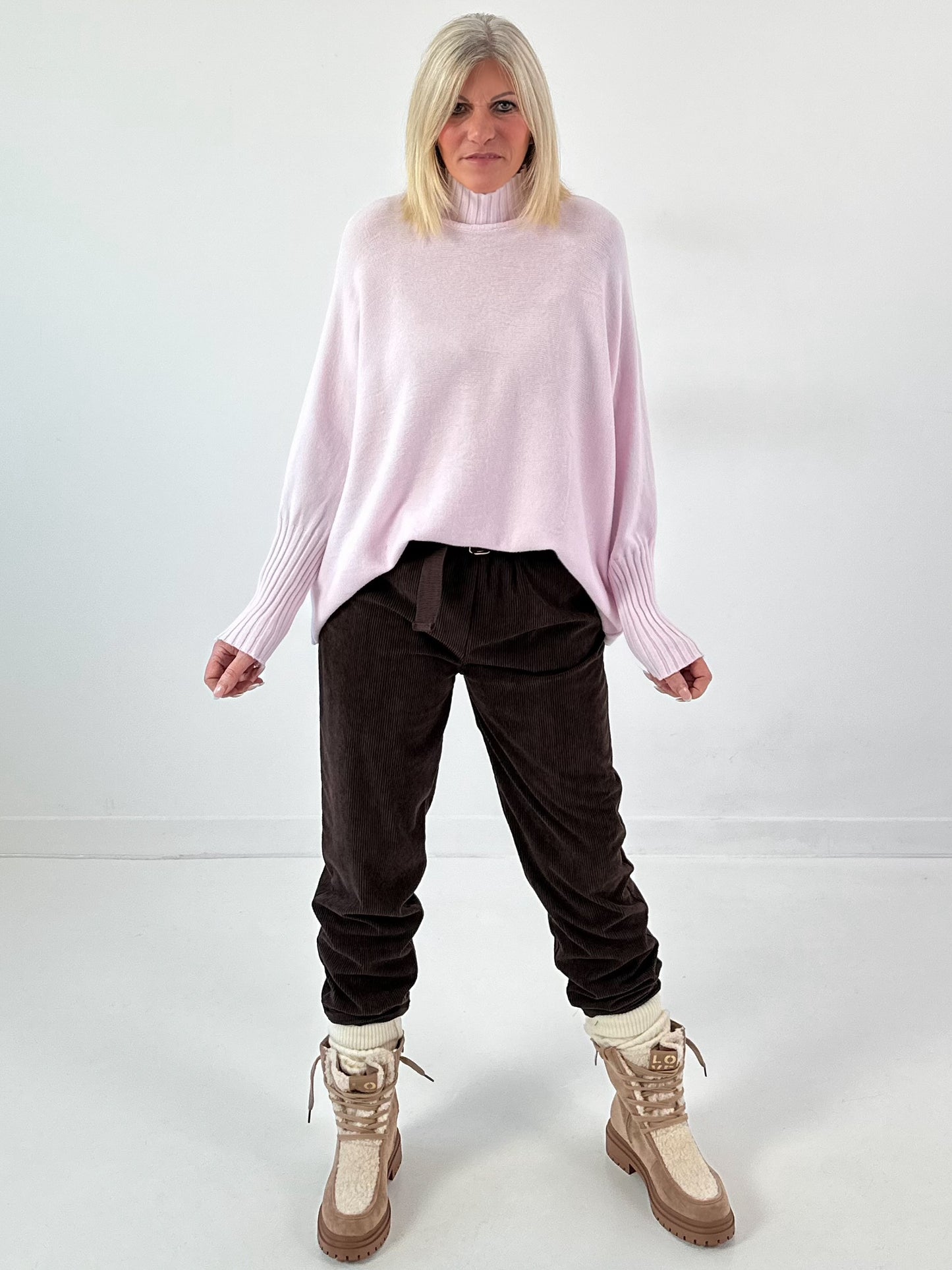 Pullover Modell "Lounge Lane" - rosa