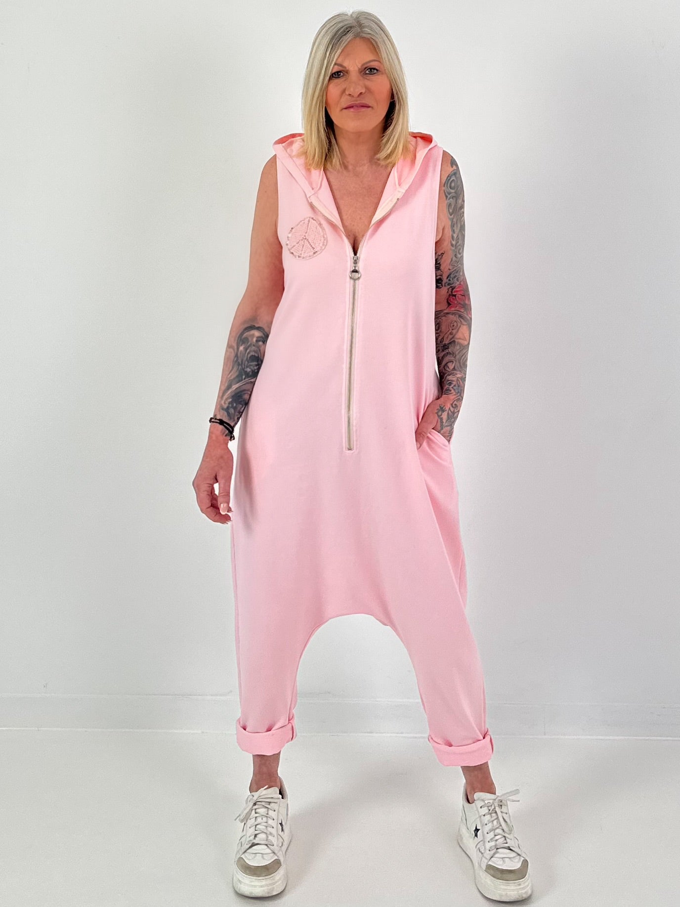 Jumpsuit Peace - rosa