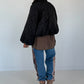 Jacke mit Puffärmelchen - schwarz