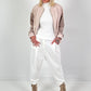 Blousonjack in lederlook, model "Glam&amp;Glow" - beige