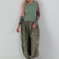 Ribbed Tank Top - olive