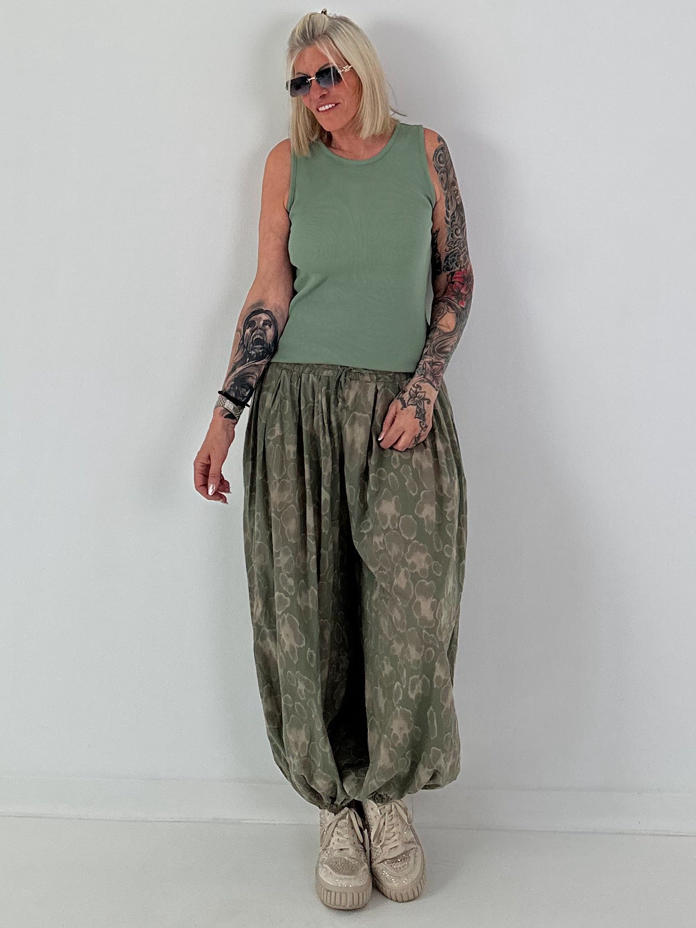 Ribbed Tank Top - olive