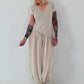 Ripp T-Shirt -  beige