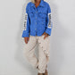 Lässiges Jeanshemd mit Statement Patches- denim