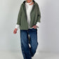 Lightweight hooded jacket - olive