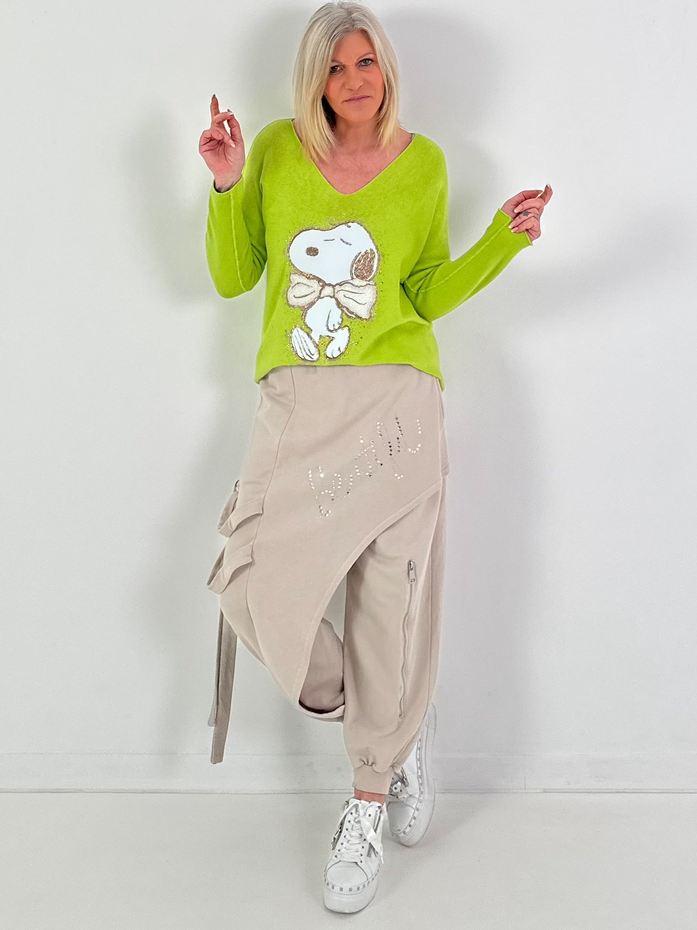 Trui model "Cozy Cutie" - groen