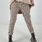 Hose mit elastischem Bund  - leo -beige ( lieferbar ab 15.07.26)