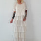 Kleid im Lagenlook - beige