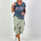 T-Shirt Life Is Short - blau