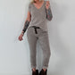 Ripp T-Shirt stone washed-  taupe