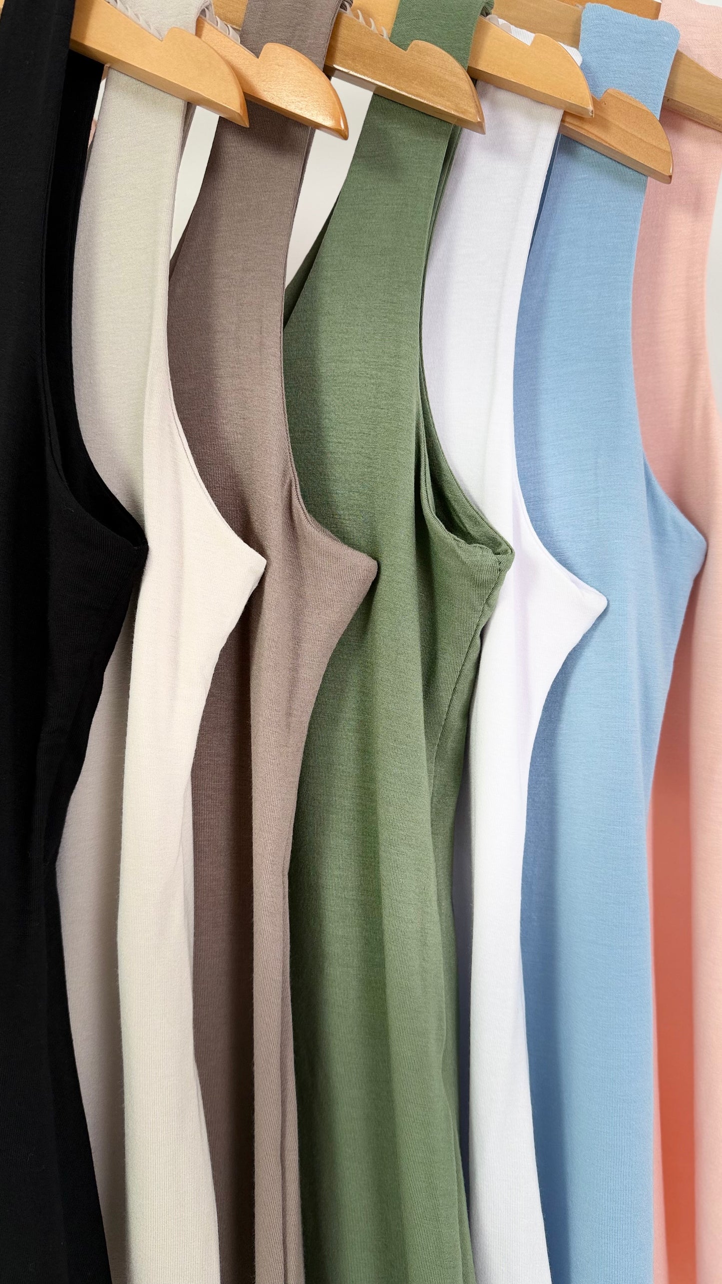 Gevoerde basic top - 7 kleuren