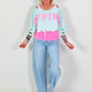 Cropped Sweater Happiness - mint