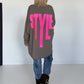 Oversized Shirt Style - taupe
