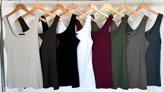 Unterlegtes Basic Top - 8 Farben