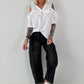 Ballon Jeans Hose - schwarz