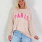 Pullover Modell "Fleur de Paris" - beige