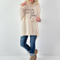 Pullover mit Teddy Kapuze Modell "Good Focus" - beige