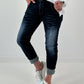Jeans Hose mit besonderer Waschung  - denim