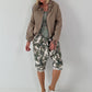 Balloon jacket with sophisticated collar - taupe