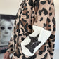 Zweiteiler mit Leo-Print und Stern-Patches - mehrfarbig