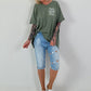 Oversized Shirt Summer - khaki