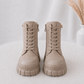 High Sneaker in Wildleder-Optik  - beige-leo