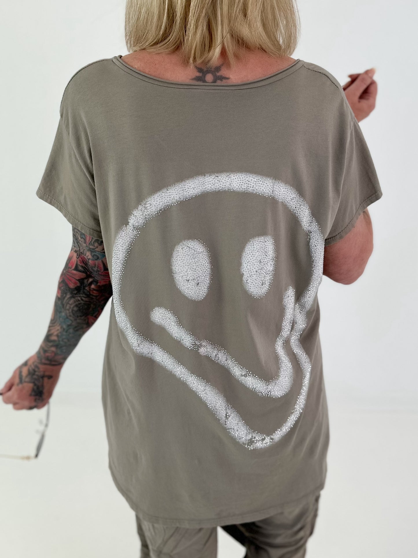 T-shirt Smile - taupe