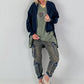 T-Shirt mit Strassdetail - oliv