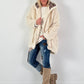 Hooded jacket, model "Hooded Ted" - ecru