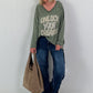 Oversized Shirt Unlock Your Dreams - olive
