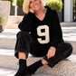 Kuscheliger Hoodie No. 9 - schwarz